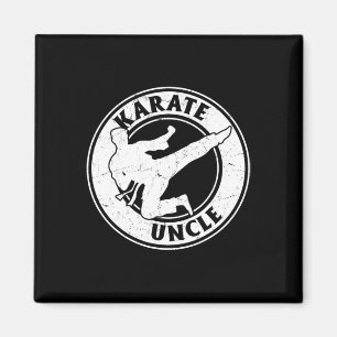 Karate Uncle Karate Fighting Uncle Karate Magnet