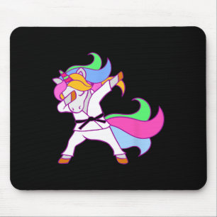 Karate Unicorn Karatecorn Girls Mouse Pad