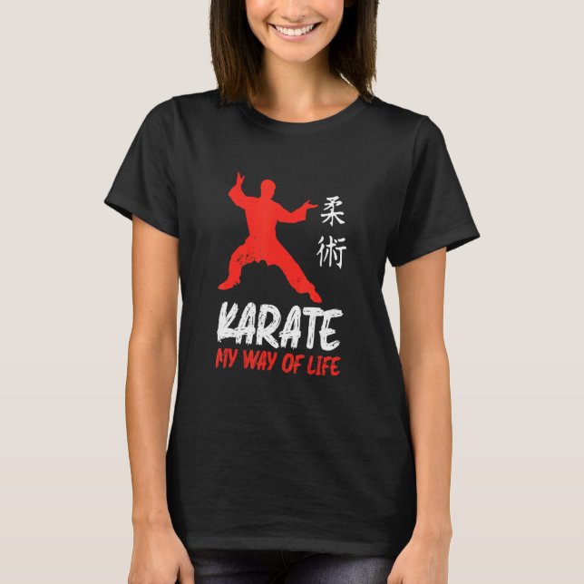 Karate Uniform To Match Karate Pants & Karate Belt T-Shirt (Front)