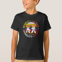 Karate Values - Cute Sparring Fox Silhouettes