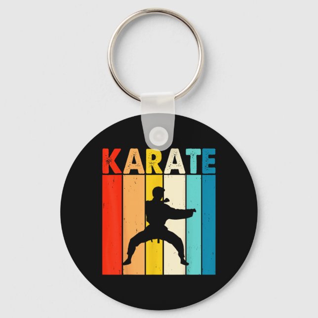 Karate Vintage Key Ring (Front)