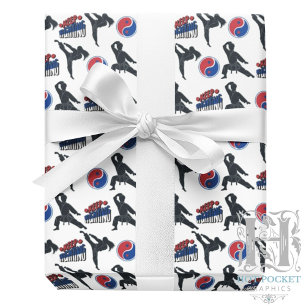 Karate Wrapping Paper