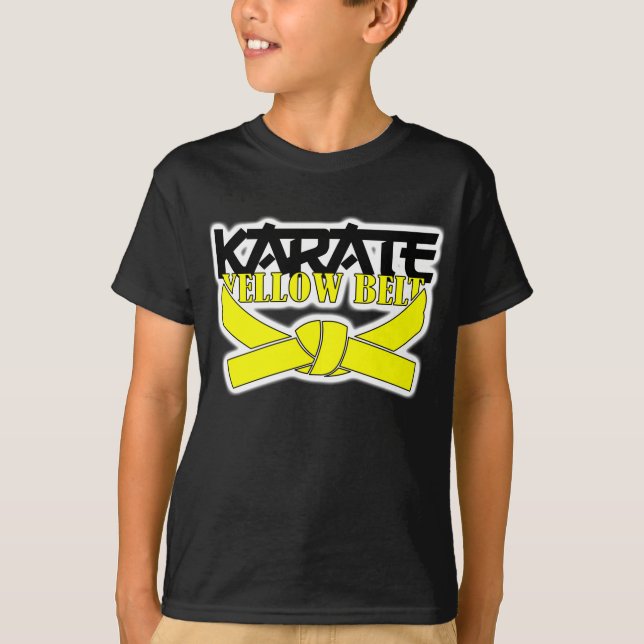 Karate Yellow Belt T-Shirt (Front)