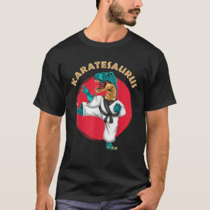 Karatesaurus Funny Karate Dinosaur T-Shirt