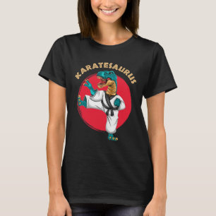 Karatesaurus Funny Karate Dinosaur  T-Shirt