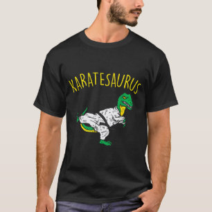 Karatesaurus Trex Karate Funny Dinosaur Martial T-Shirt