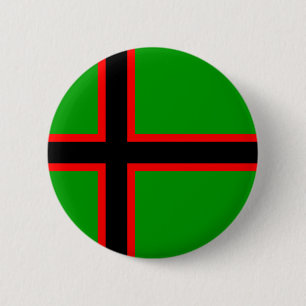 Karelia National Flag 6 Cm Round Badge