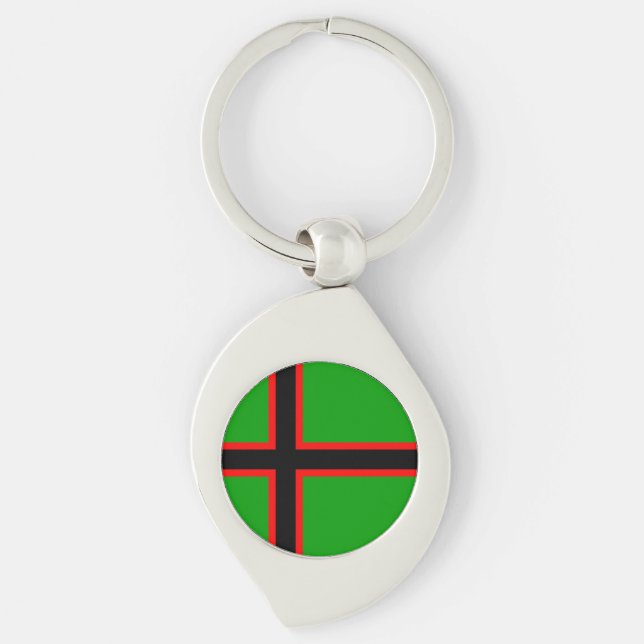 Karelia National Flag Key Ring (Front)