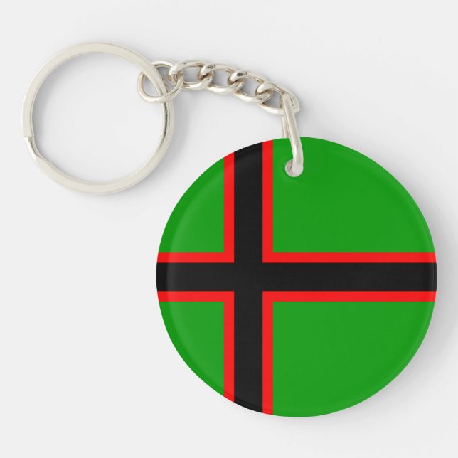 Karelia National Flag Key Ring (Front)