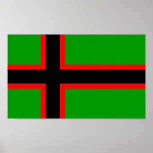 Karelia National Flag Poster