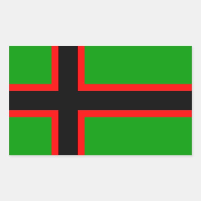 Karelia National Flag Rectangular Sticker (Front)