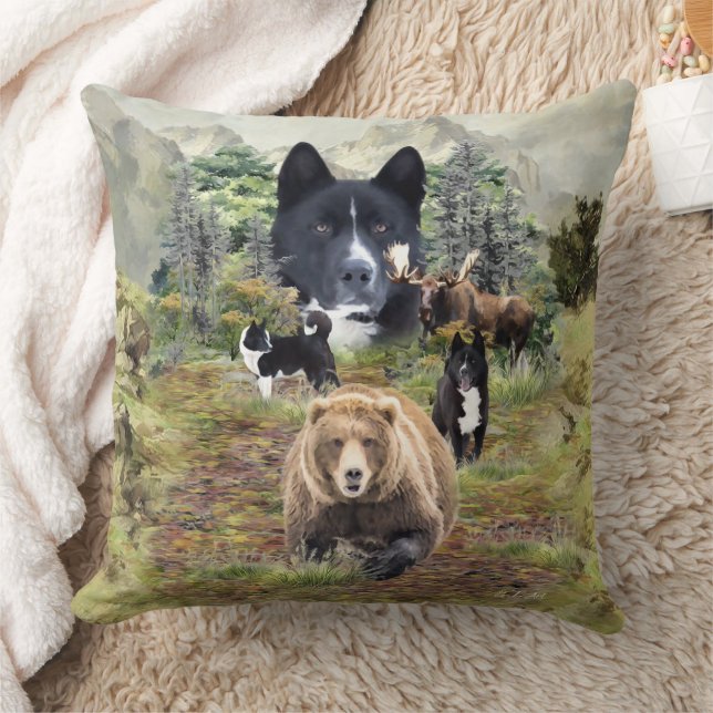 Karelian Bear Dog     Cushion (Blanket)