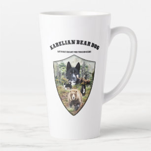 Karelian Bear Dog Latte Mug