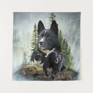 Karelian Bear Dog Tapestry