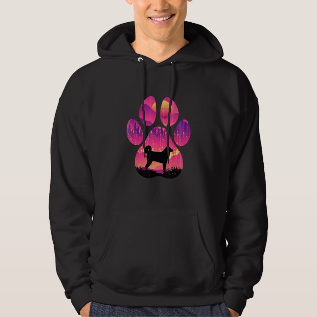 Karelian Bear Paw Mom Dad Dog  Women Men Hoodie (Front)