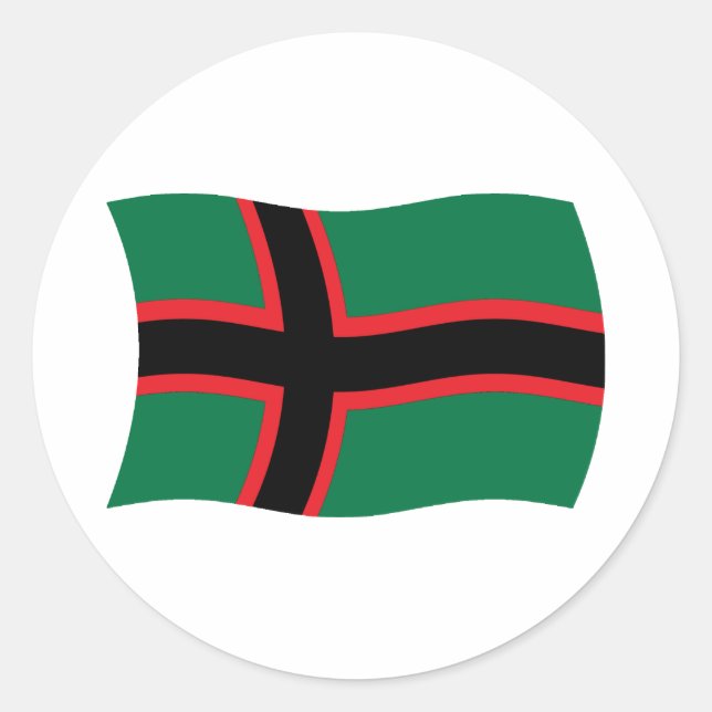 Karelians Flag Sticker (Front)