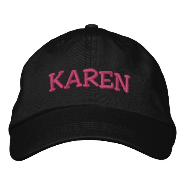 KAREN EMBROIDERED HAT (Front)