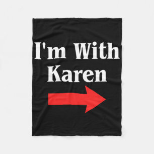 Karen Halloween Costume Fleece Blanket