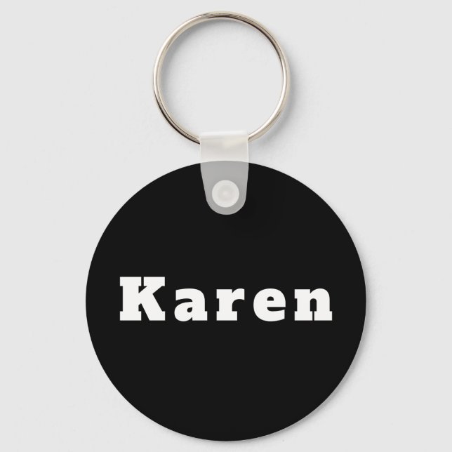 Karen Key Ring (Front)