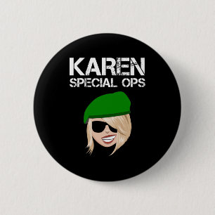 Karen Special Ops 6 Cm Round Badge