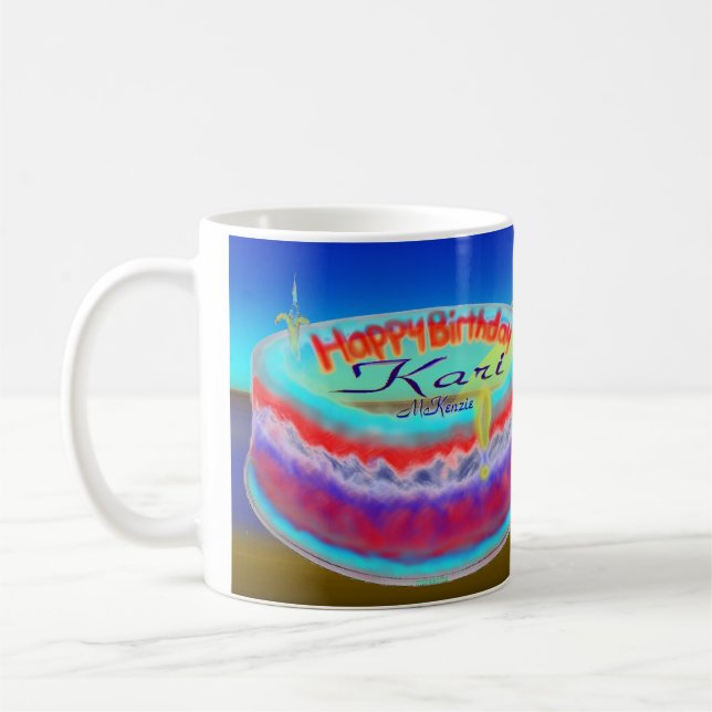 Kari McKenzie's July BD Mug (Left)