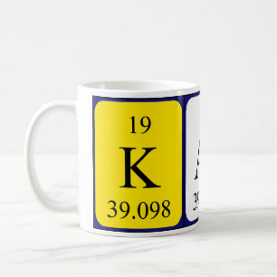 Kari periodic table name mug