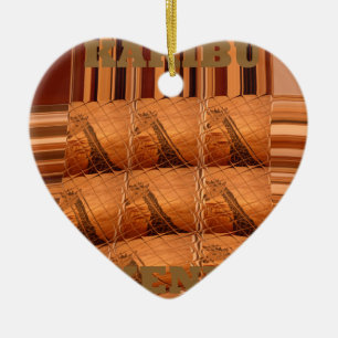 Karibu Giraffe Hakuna Matata Chic Modern  art  Col Ceramic Ornament