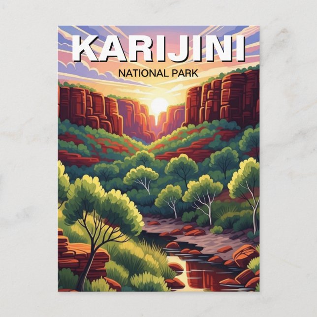 Karijini National Park Australia Postcard (Front)