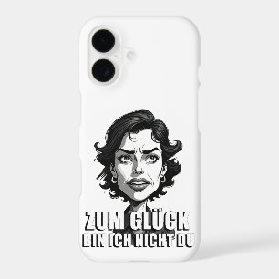 Karikatur mit „Zum Glück…“-Zitat