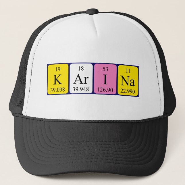 Karina periodic table hat (Front)