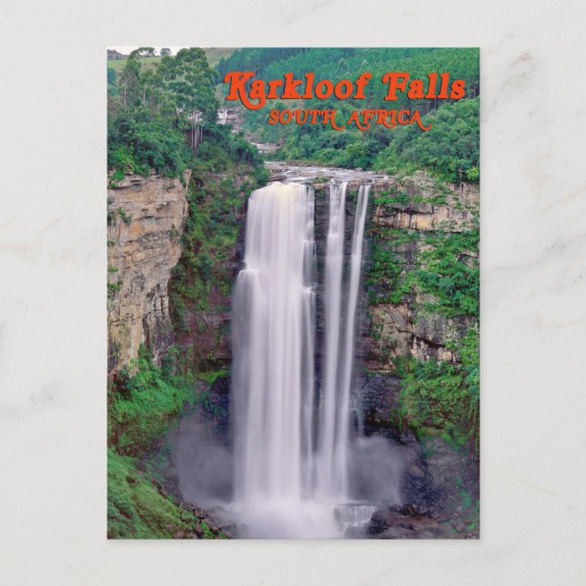 Karkloof falls, South Africa Postcard (Front)