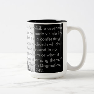Karl Barth ecclesiology mug