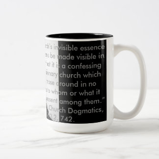 Karl Barth ecclesiology mug