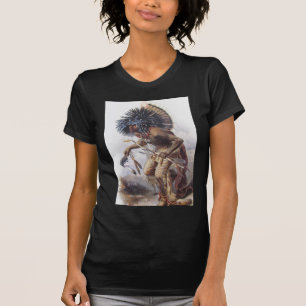 Karl Bodmer - Moennitarri Warrior doing Dog Dance T-Shirt