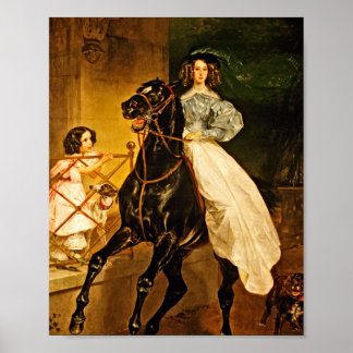 Karl Bryullov - A Rider Poster