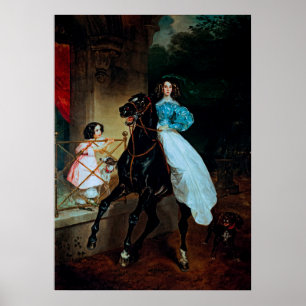 Karl Bryullov: A Rider Poster