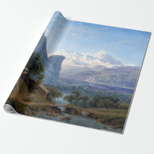 Karl Friedrich Schinkel View of Mont Blanc Wrapping Paper