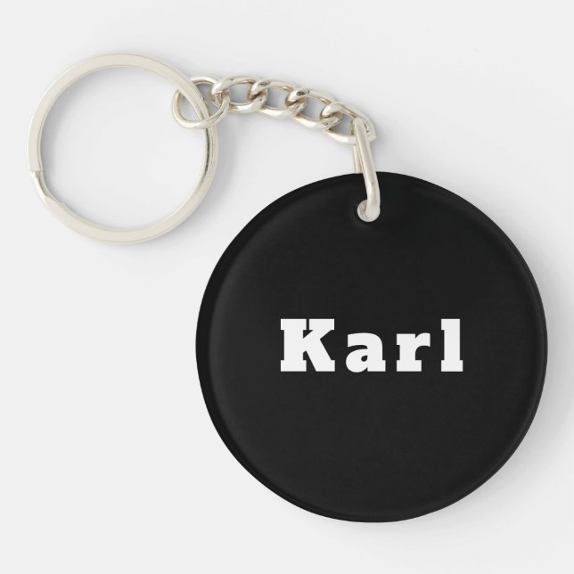 Karl Key Ring (Front)