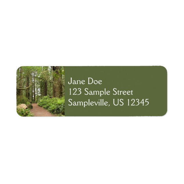 Karl Knapp Trail Return Address Label (Front)