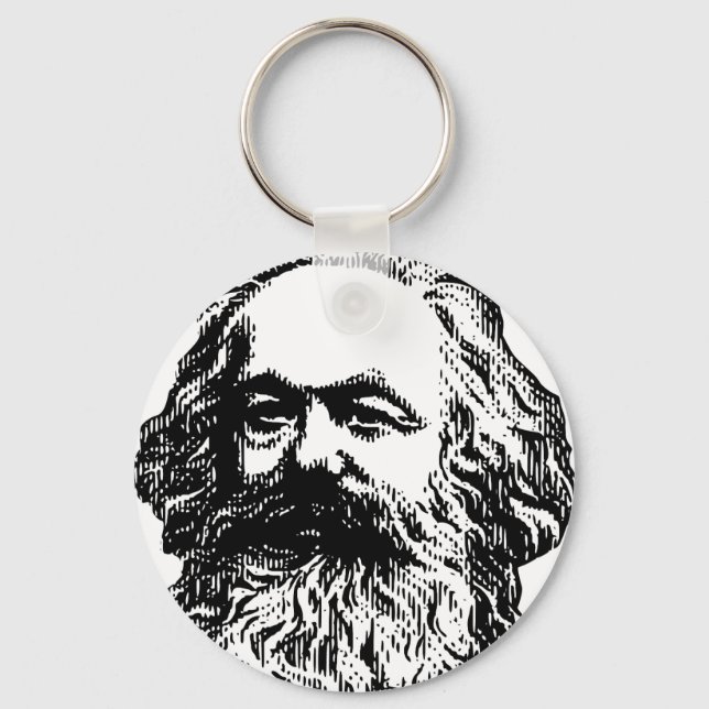 Karl Marx -4jtd4 Key Ring (Front)