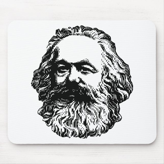 Karl Marx -4jtd4 Mouse Pad (Front)