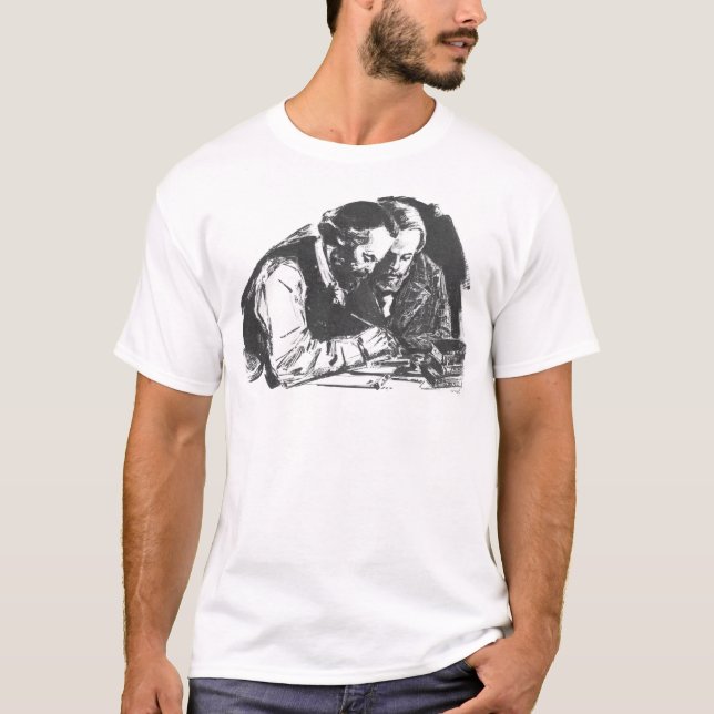 Karl Marx and Friedrich Engels T-Shirt (Front)