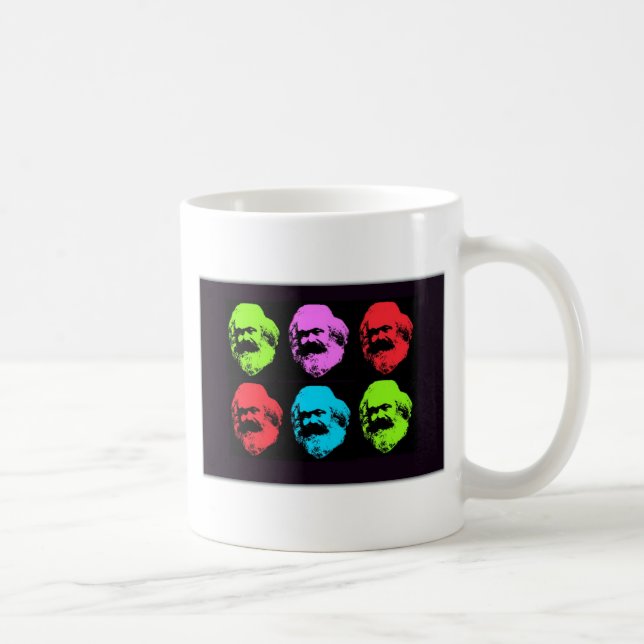 Karl Marx Collage Coffee Mug (Right)