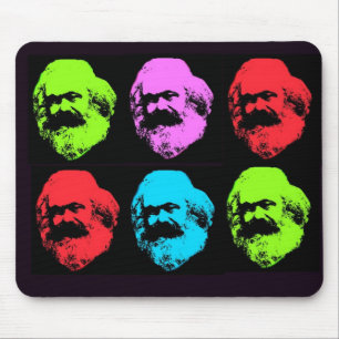 Karl Marx Collage Mouse Pad