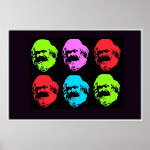 Karl Marx Collage Poster
