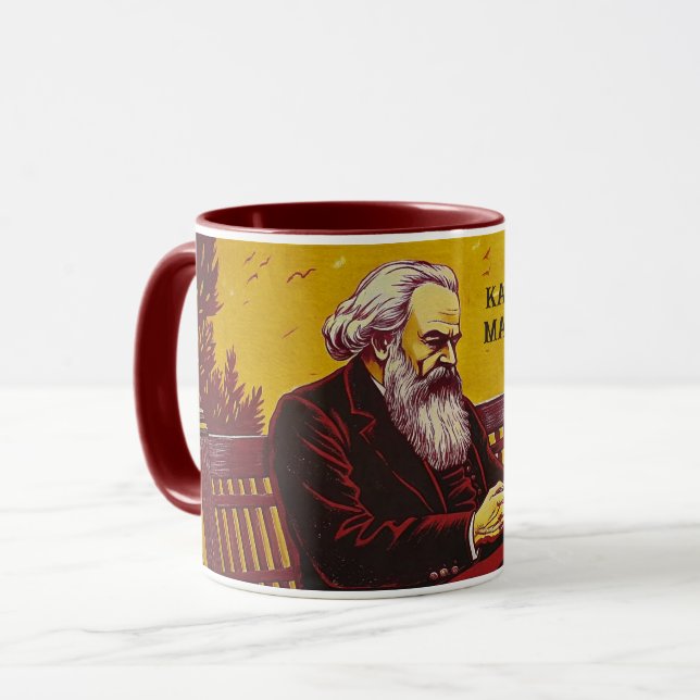 Karl Marx (Founder of Marxism) gift Mug (Front Left)