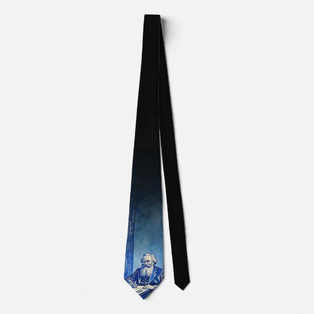 Karl Marx (Founder of Marxism) gift   Tie (Front)