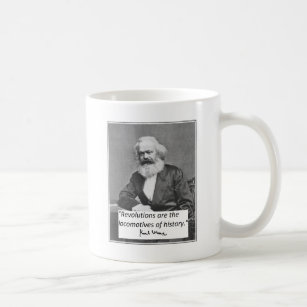 Karl Marx Mug: "Revolutions" Coffee Mug