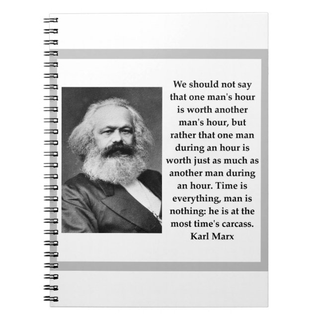 Karl Marx Notebook (Front)