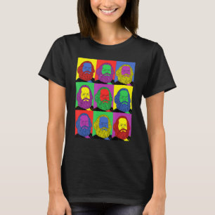 Karl Marx Pop Art Design Vintage History Graphic T-Shirt
